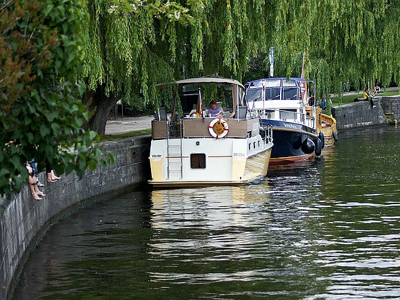 vor der Lessingbrücke